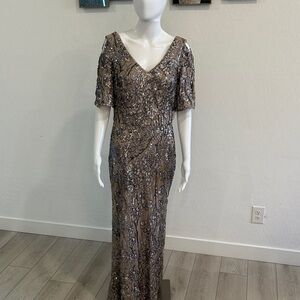 Alex Evenings Sequin Embellished Maxi Dress